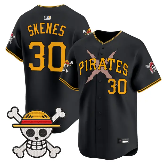 Paul Skenes Jersey #30 Pittsburgh Pirates One Piece Premier Stitched
