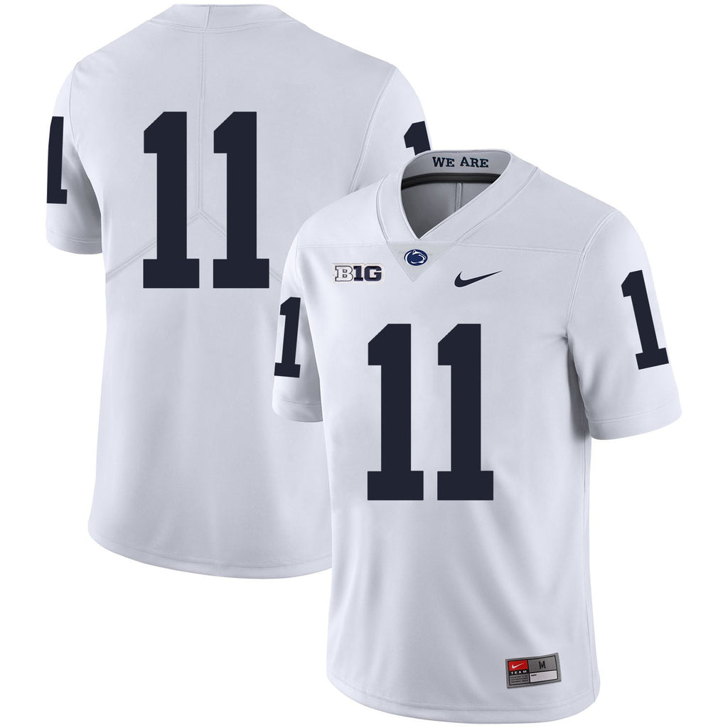 Penn State Micah Parsons Jersey #11 College Football Game White No Name