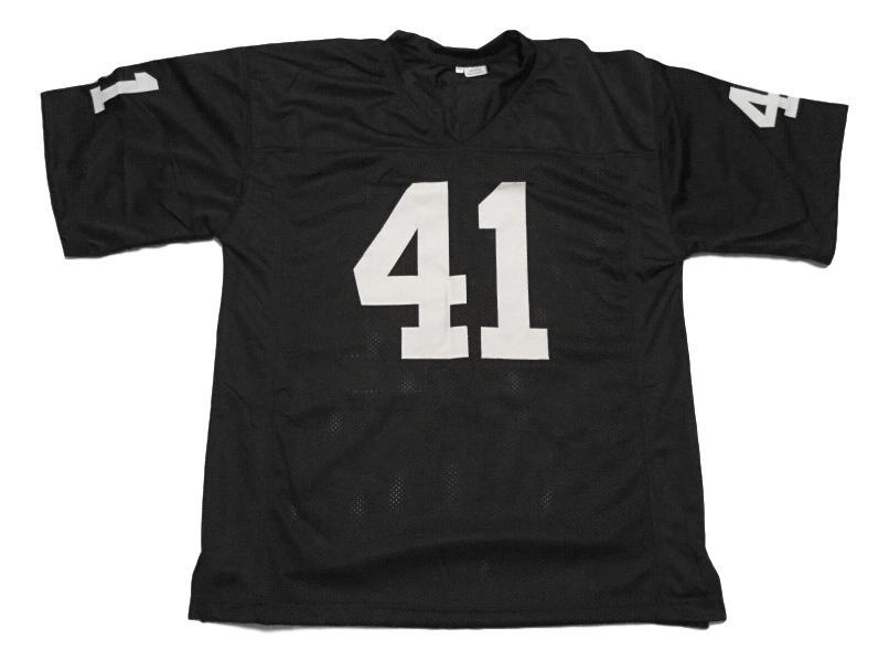 Phil Villapiano CUSTOM STITCHED Unsigned Football Jersey Black