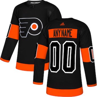 Philadelphia Flyers adidas Black Alternate Custom Jersey