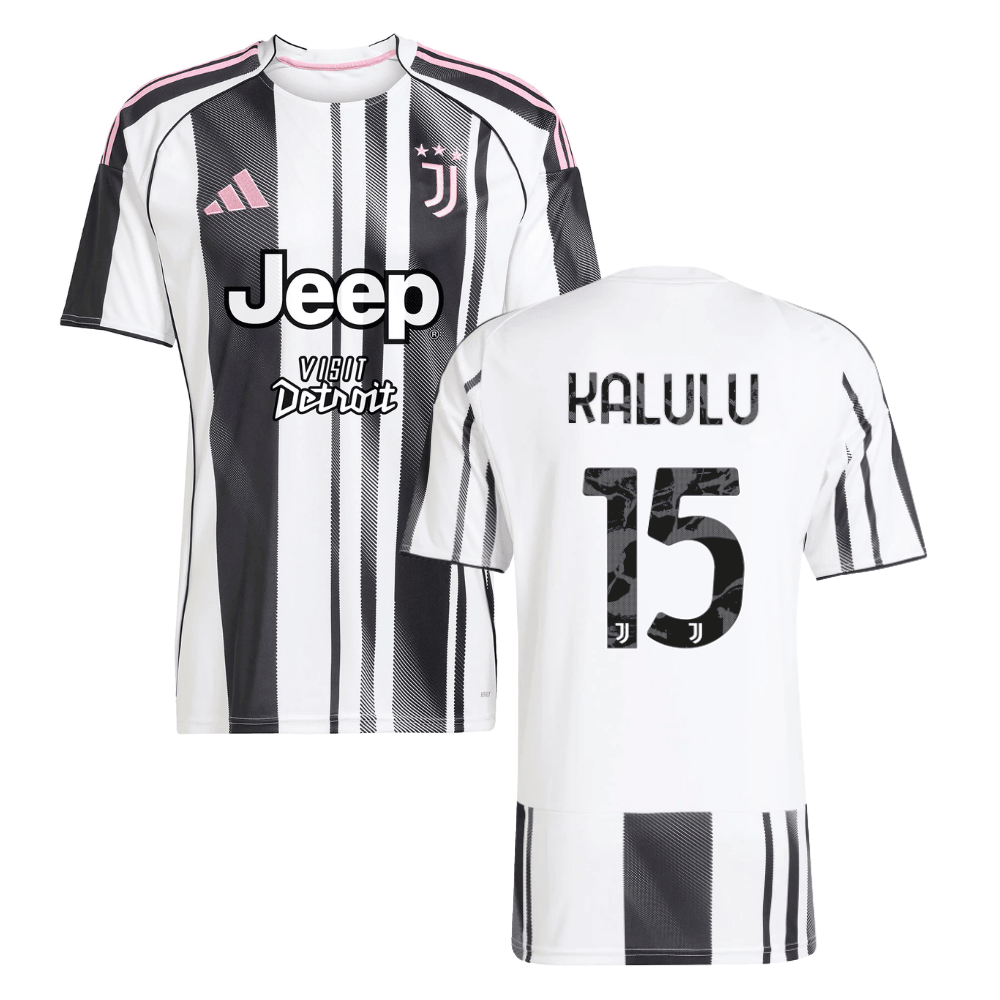 Pierre Kalulu 15 Juventus 2025-26 Home Men Jersey – White