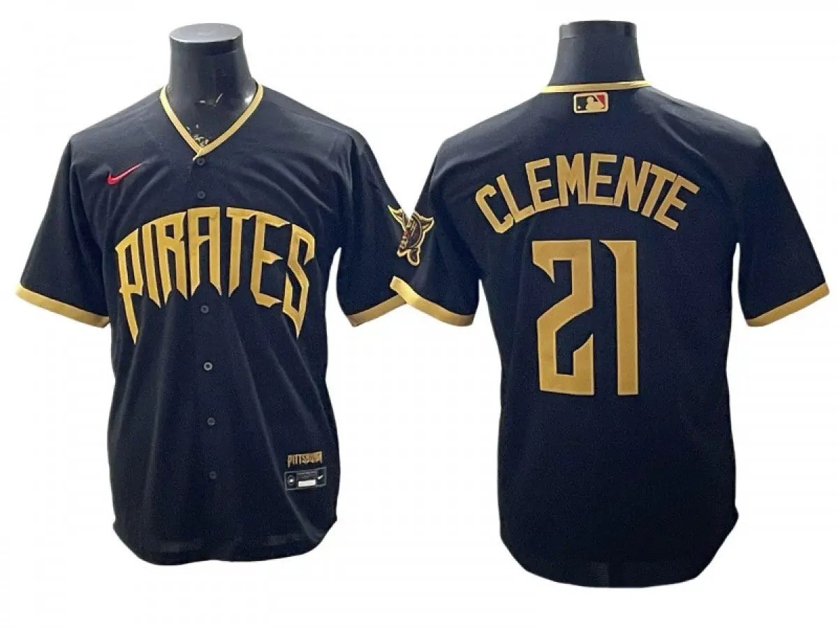 Pittsburgh Pirates #21 Roberto Clemente 2026 City Connect Limited Jersey - Black