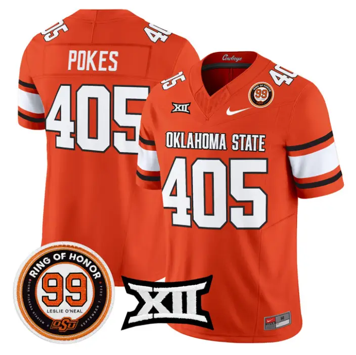 Pokes  Jersey #405 Oklahoma State 2026 Leslie O'neal Limited Stitched