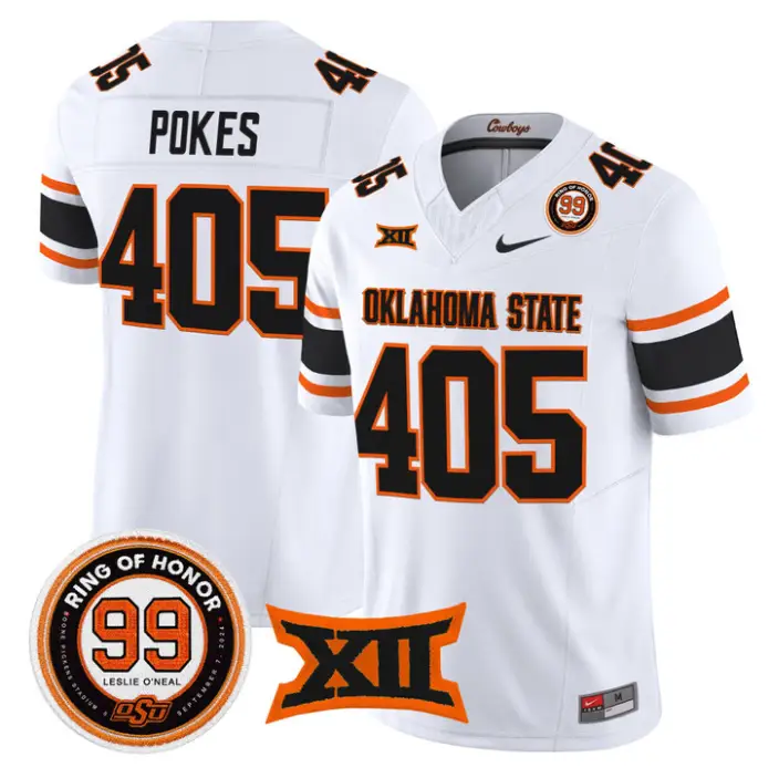 Pokes  Jersey #405 Oklahoma State 2026 Leslie O'neal Limited Stitched