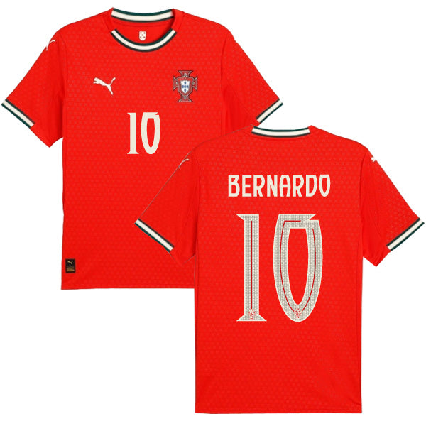 Portugal 2025 Home Bernardo #10 Jersey