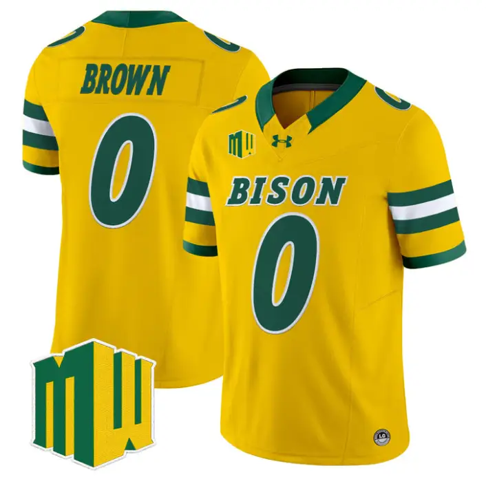 Preston Brown Jersey #0 North Dakota State Bison 2026 Vapor Stitched