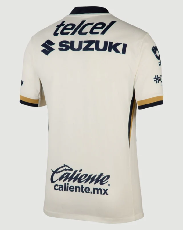 Pumas UNAM 2025-26 U. RIVAS 15 Home Jersey – Blanco