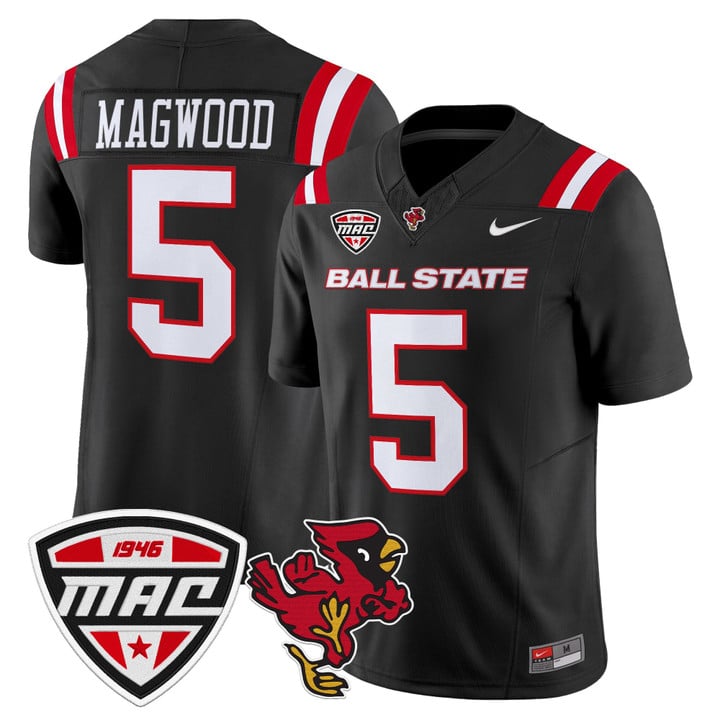 Qian Magwood Jersey #5 Ball State Cardinals 2025 Limited Stitched