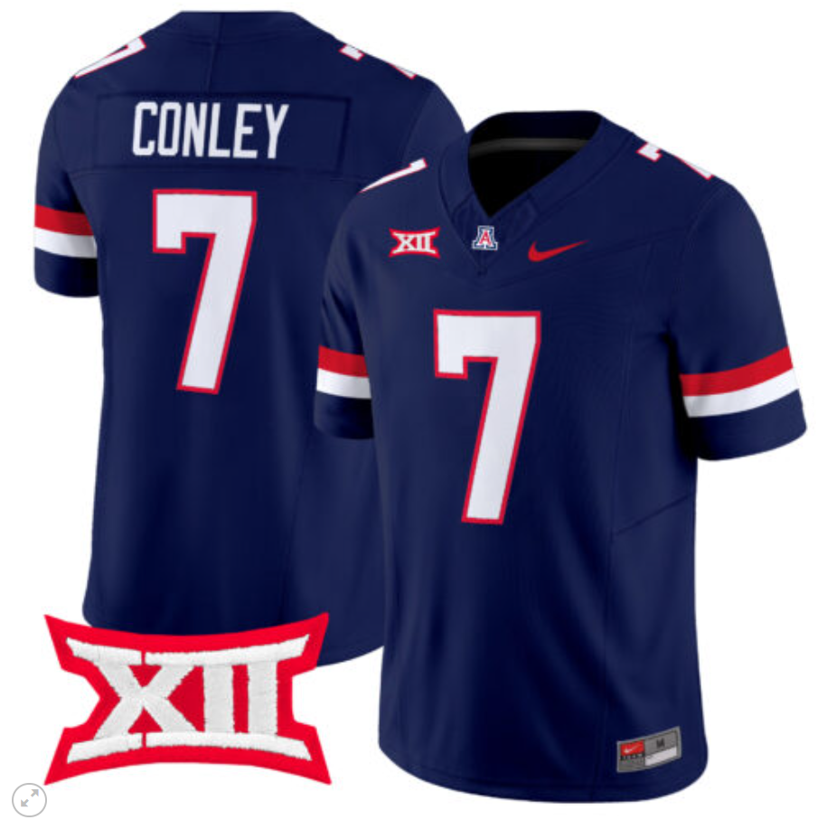 Quali Conley Jersey #7 Arizona Wildcats Vapor Limited Football Red Alternate