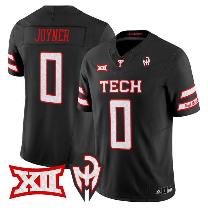 Quinten Joyner Jersey #0 Texas Tech Red Raiders Too Cold Vapor Stitched