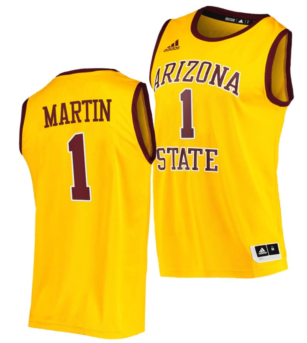 Remy Martin Jersey Arizona State Sun Devils College Basketball Gold #1