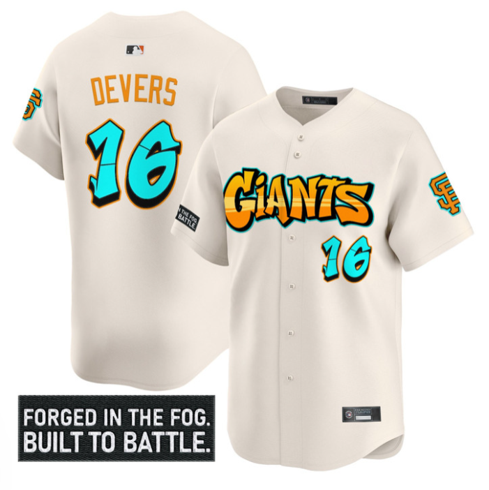 Willy Adames Jersey #2 San Francisco Giants Graffiti Fog City Drop Black