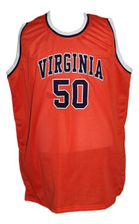 Ralph Sampson Jersey #50 Virginia College Basketball Orange
