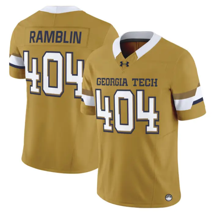 Ramblin Jersey #404 Georgia Tech Yellow Jackets 2026 Limited Stitched