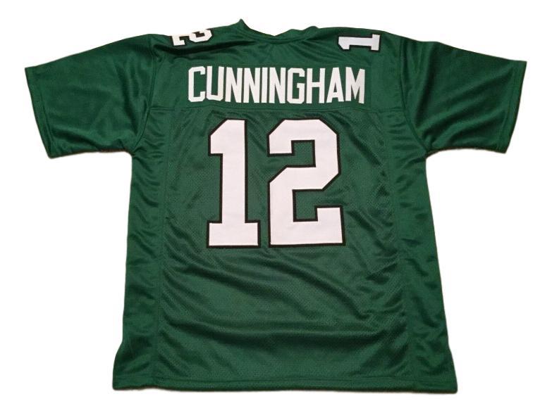 Randall Cunningham CUSTOM STITCHED Unsigned Football Jersey Green