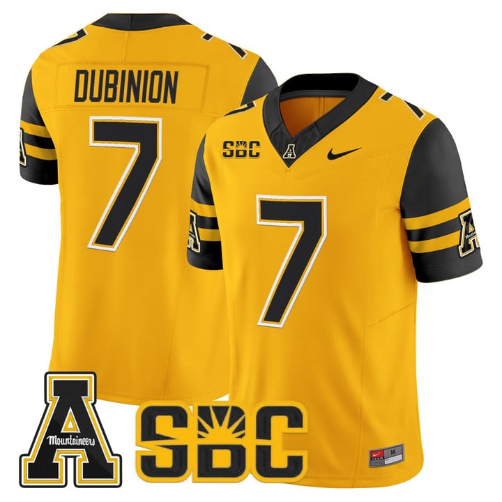 Rashod Dubinion Jersey #7 App State Mountaineers 2025 Vapor Limited Stitched