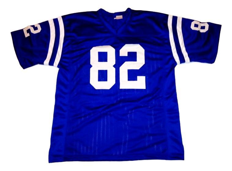 Raymond Berry CUSTOM STITCHED Unsigned Football Jersey Blue