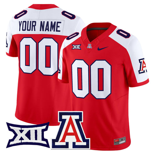 Custom Arizona Wildcats Jersey Name, Number 2025 Limited Stitched Red Alternate