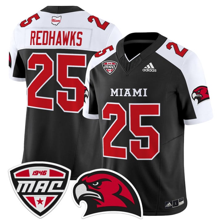 RedHawks Jersey #25 Miami OH RedHawks 2025 Vapor Limited Stitched