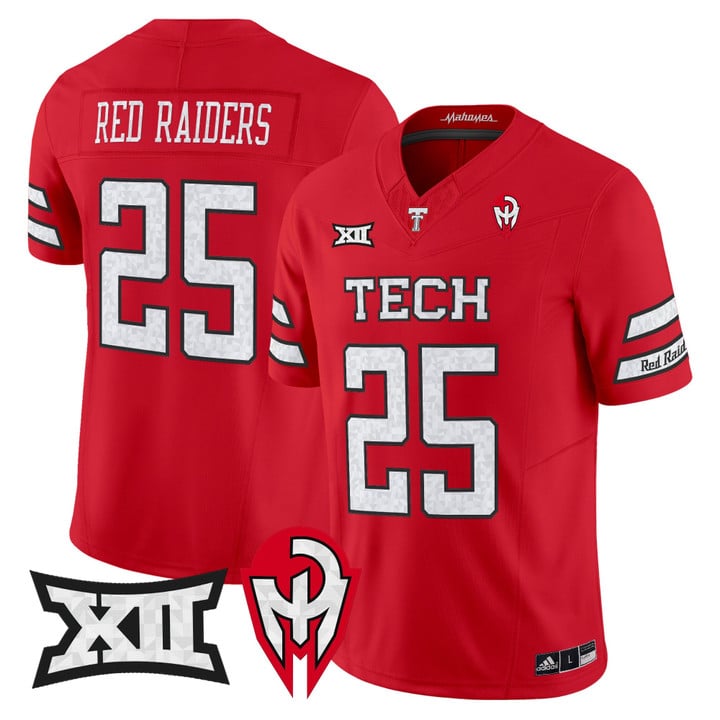 Red Raiders Jersey #25 Texas Tech Too Cold Vapor Limited Stitched