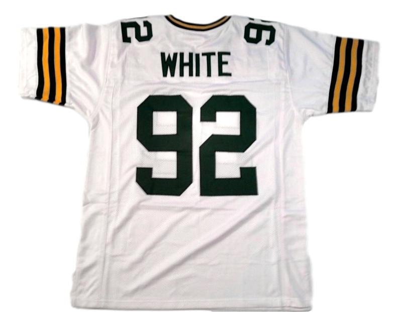 Reggie White CUSTOM STITCHED Unsigned Football Jersey White