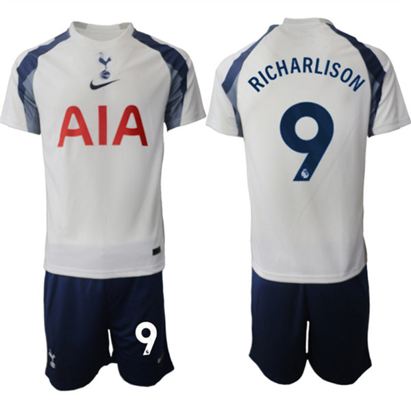 Richarlison Jersey #9 White Home 2025-26 Soccer Suit