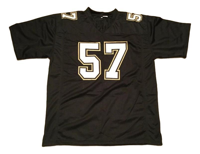Rickey Jackson CUSTOM STITCHED Unsigned Football Jersey Black
