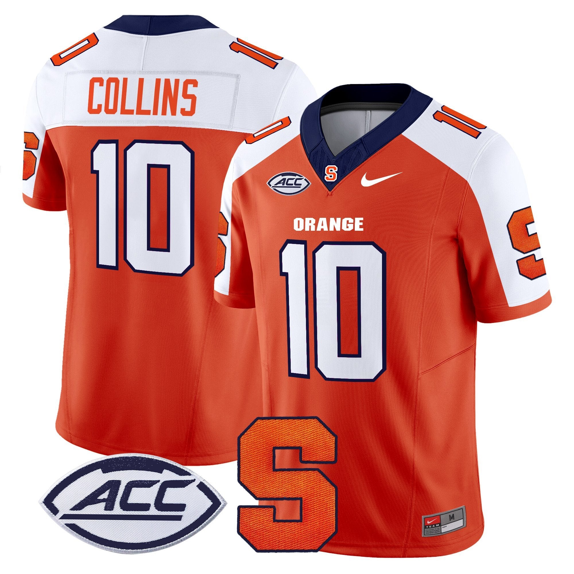 Rickie Collins Jersey #10  Syracuse Orange 2025 Limited Stitched Orange Alternate