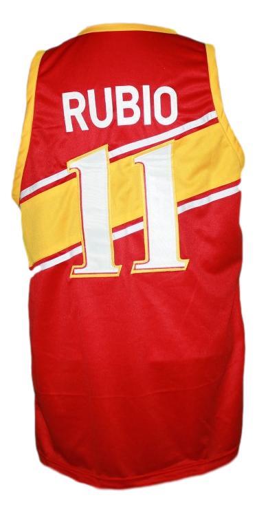 Ricky Rubio Jersey #11 Team Spain Espana Basketball Red