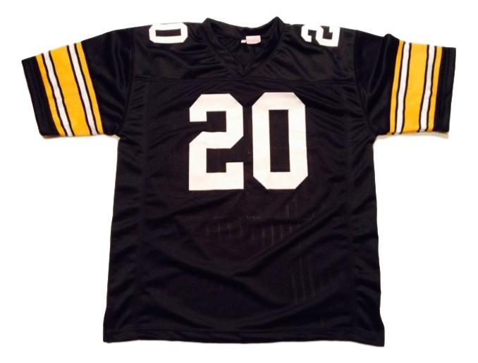 Rocky Bleier CUSTOM STITCHED Unsigned Football Jersey Black