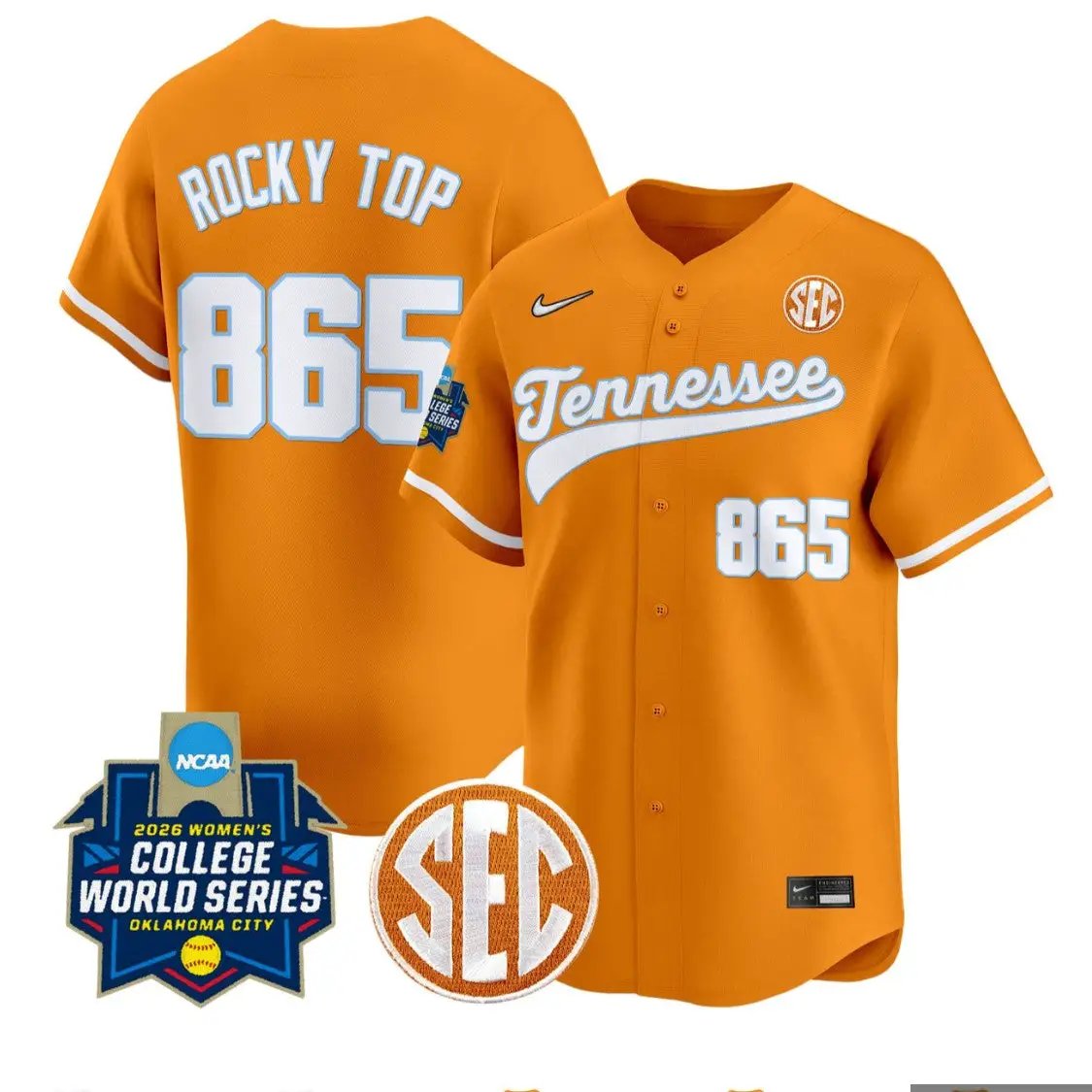 Rocky Top Jersey #865 Tennessee Vols Softball 2026 World Series