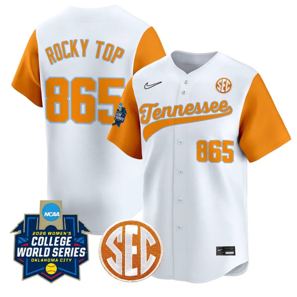 Rocky Top Jersey #865 Tennessee Vols Softball 2026 World Series