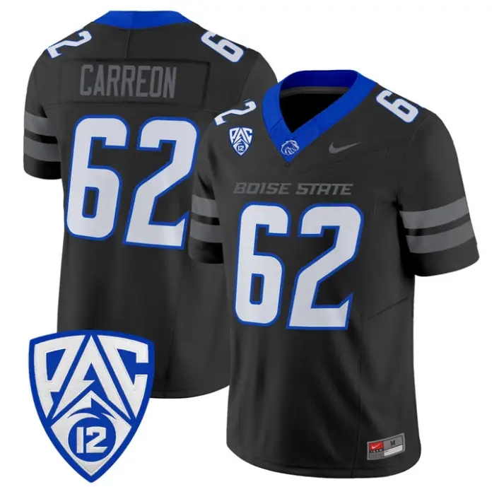 Roger Carreon Jersey #62 Boise State Broncos 2026 Vapor Stitched