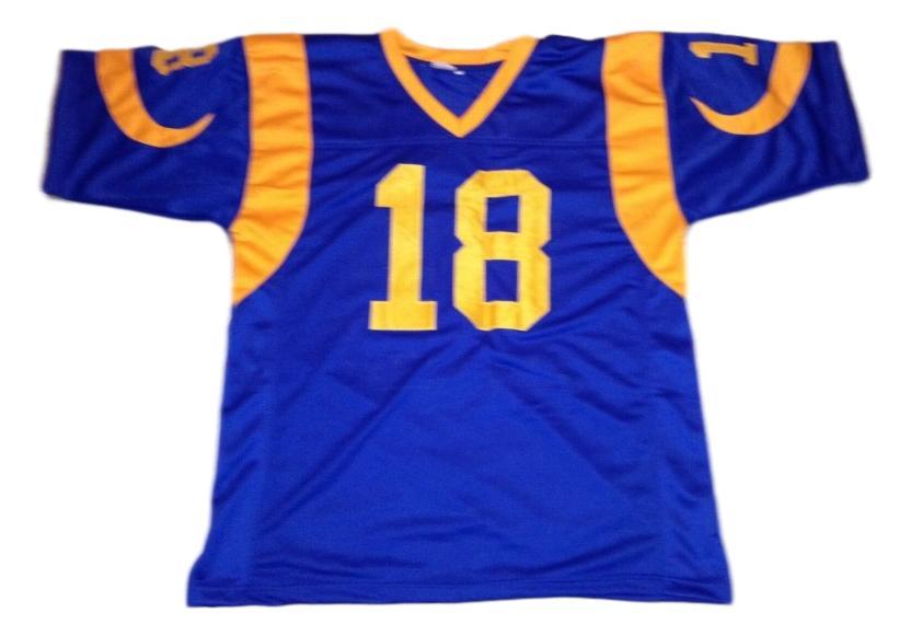 Roman Gabriel CUSTOM STITCHED Unsigned Football Blue Jersey