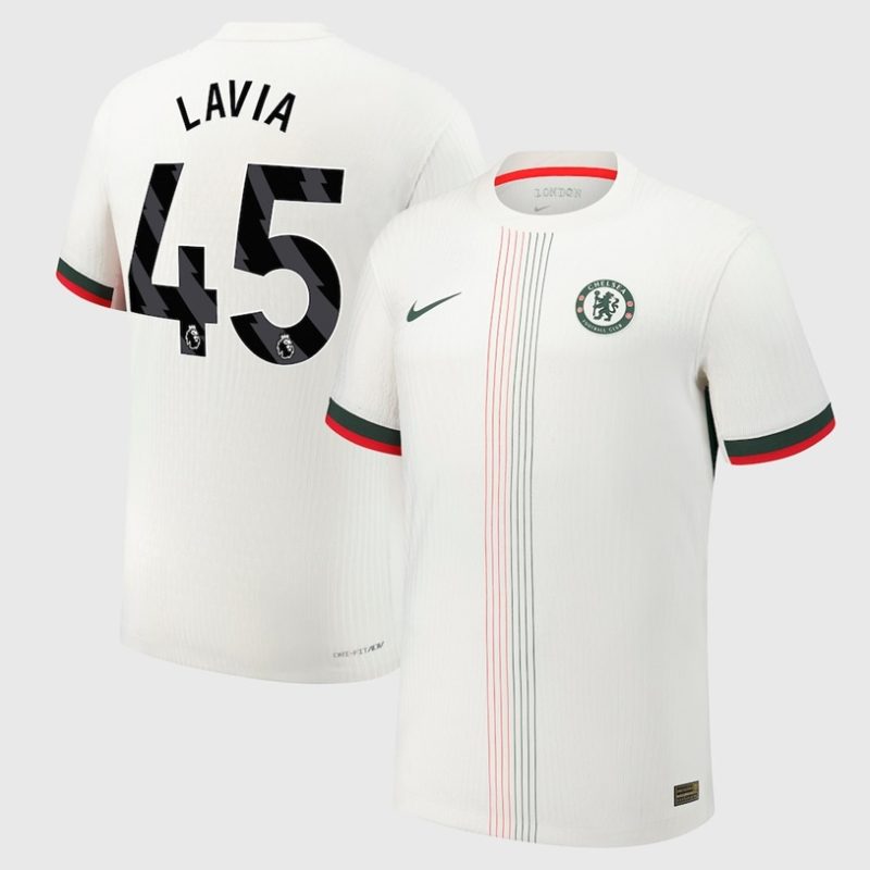 Romeo Lavia #45 Chelsea 2025-26 Home Match Jersey – Blue