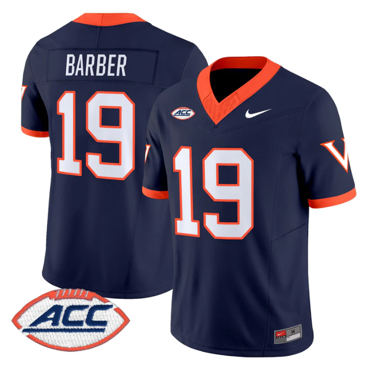 Rondé Barber Jersey #19 Virginia Cavaliers 1995 Throwbacks Stitched