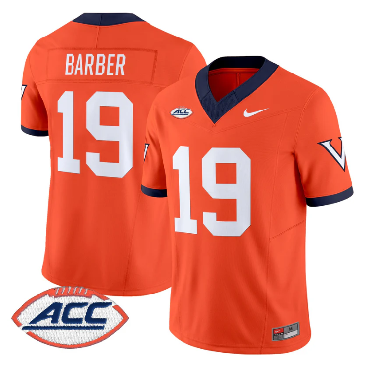 Rondé Barber Jersey #19 Virginia Cavaliers 1995 Throwbacks Stitched