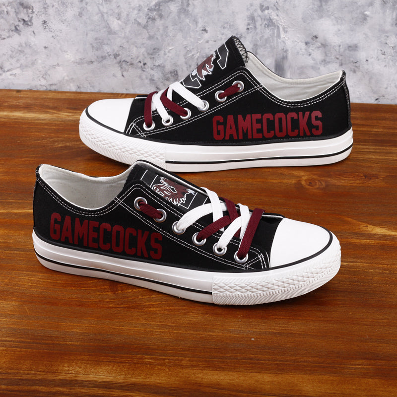 South Carolina Gamecocks Limited Print NCAA College Students Low Top Canvas Shoes Sport Sneakers 1