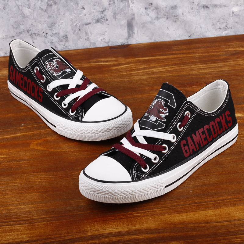 South Carolina Gamecocks Limited Print NCAA College Students Low Top Canvas Shoes Sport Sneakers 1
