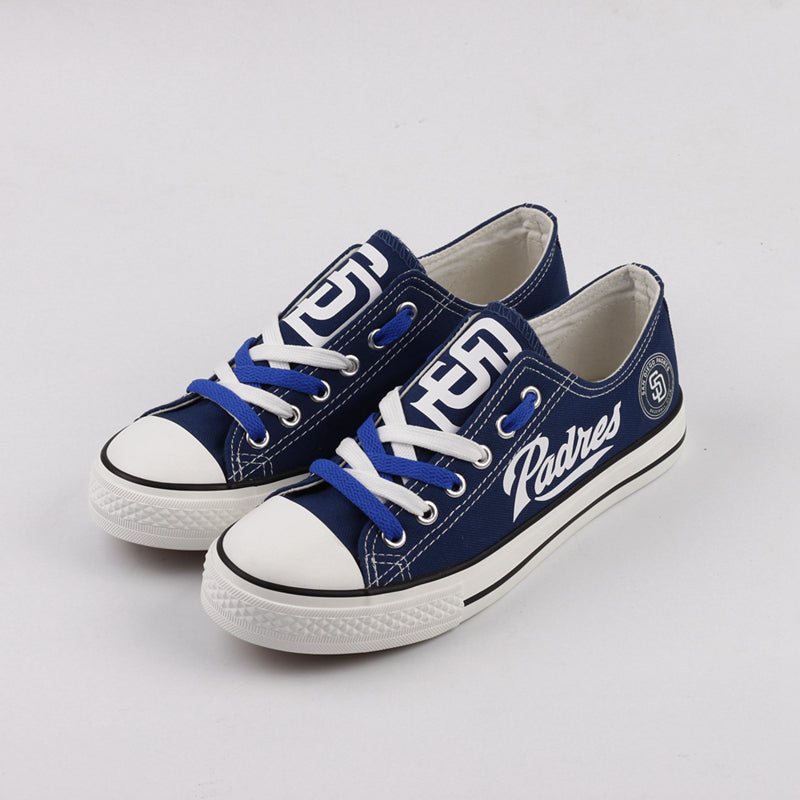 San Diego Padres Limited Print MLB Baseball Fans Low Top Canvas Shoes Sport Sneakers T-DAC83L