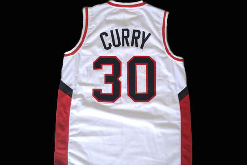 Stephen Curry Jersey #30 Davidson College Wildcats Basketball White
