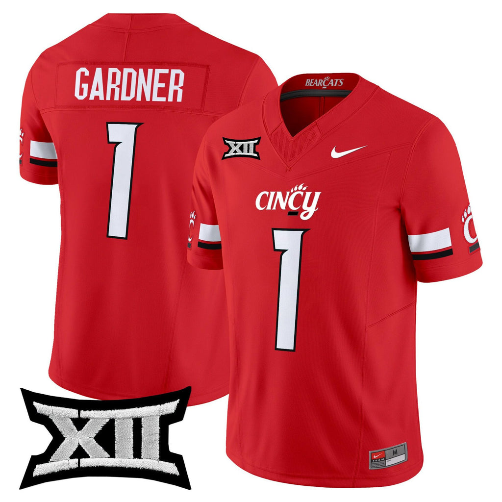 Sauce Gardner Jersey #1 Cincinnati Bearcats 2025 Vapor Limited Stitched Red