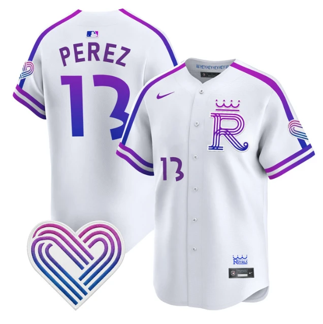 Salvador Perez Jersey #13 Kansas City Royals 2026 City Connect Premier Stitched