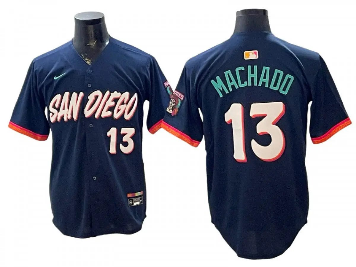 San Diego Padres #13 Manny Machado 2026 City Connect Limited Jersey - Obsidian