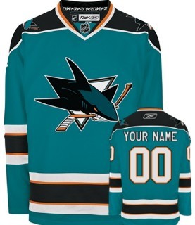San Jose Sharks  Customized Blue Jersey