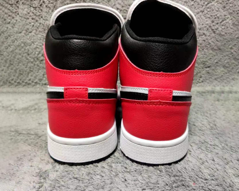 Air Jordan 1 Mid Chicago Toe Shoes Sneakers