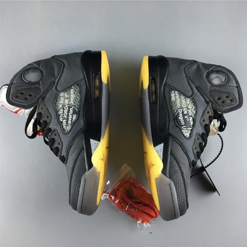 Air Jordan 5 Retro OW Black Shoes Sneakers
