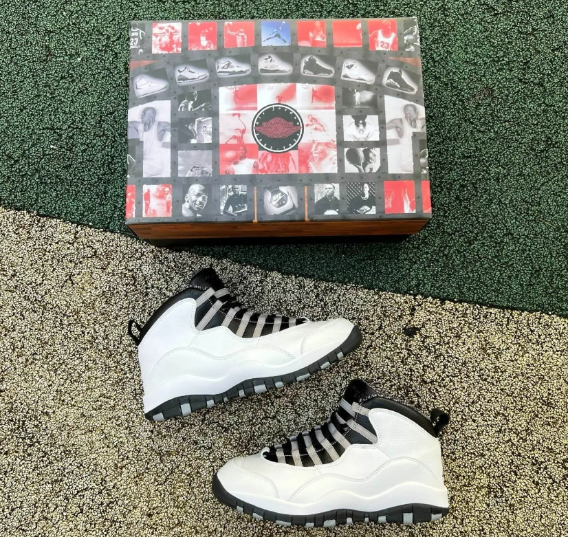 Air Jordan 10 Retro Steel Shoes Sneakers