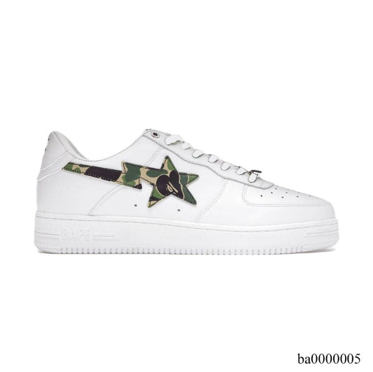 Bape Sta ABC Camo White Green Shoes Sneakers