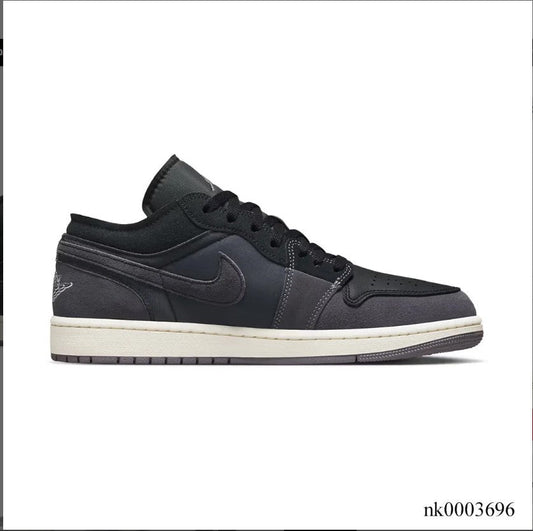 Air Jordan 1 Low Craft Inside Out Black Shoes Sneakers
